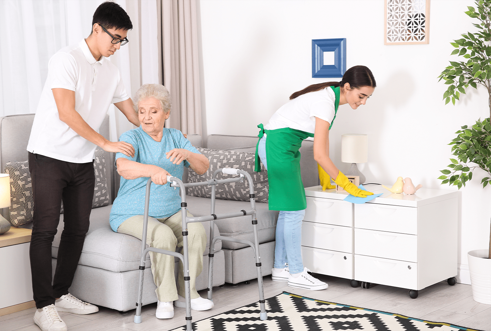 Assistance with household tasks